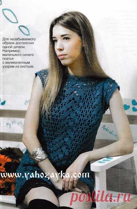 Платье узором 