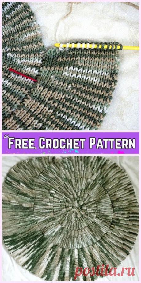 Spiral Afghan Blanket Crochet Free Pattern