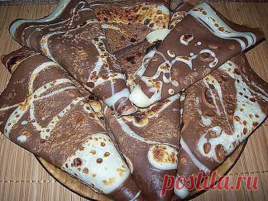 ВКУСНЕЙШИЕ и КРАСИВЕЙШИЕ  Шоколадные Блинчики на МОЛОКЕ