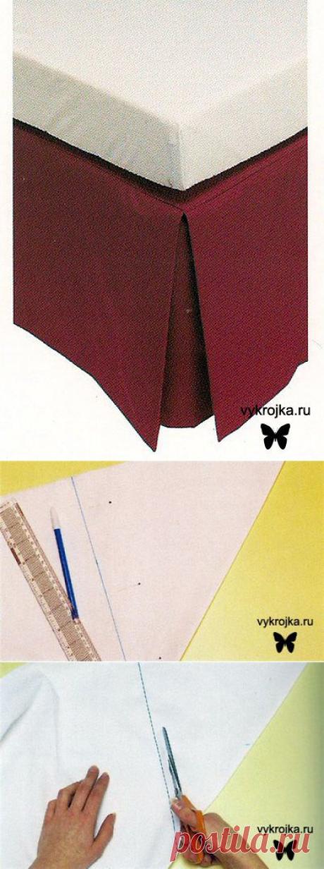 Выкройка простыни на резнике на матрас.