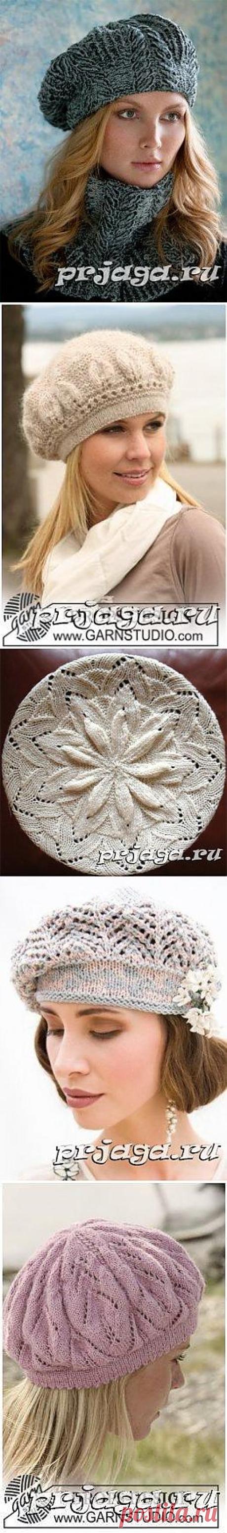 Женская шапка и берет спицами или крючком
