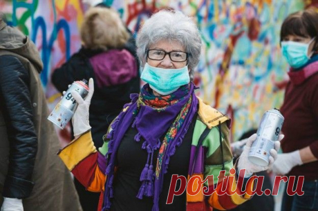 Стрит-арт после 65 | Возраст счастья
