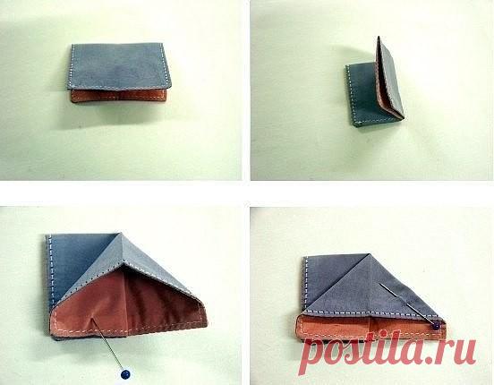 Бабочки из ткани. А сложена как в технике оригами.