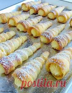 Кулинарные моменты: Трубочки с кремом