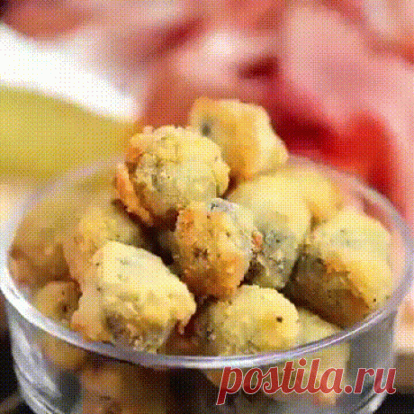 Необычное блюдо: жареные маслины в кляре👌🏼
