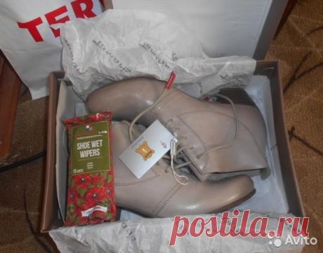 Женские демисезонные ботинки. Натуральная кожа купить в Москве