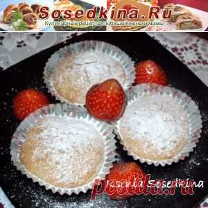Маффины с вареньем из фейхоа.