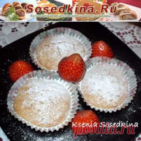 Маффины с вареньем из фейхоа.