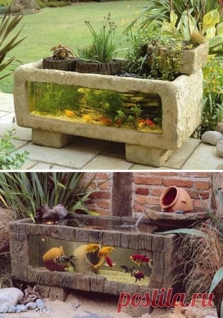 22 Small Garden or Backyard Aquarium Ideas Will Blow Your Mind - Amazing DIY, Interior & Home Design