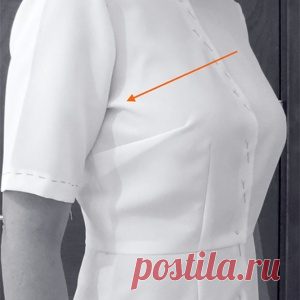 Шитье. Исправляем дефекты: заломы в области проймы - МирТесен