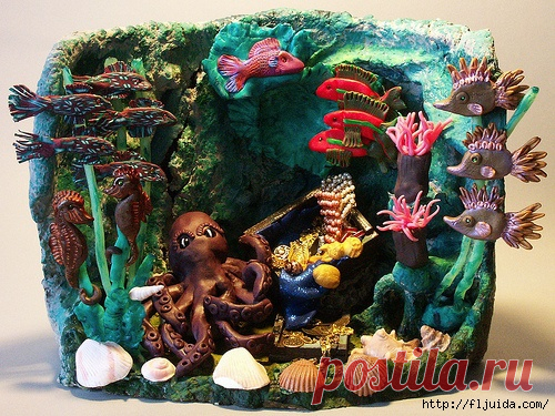 Шикарные работы по керамике и холодному фарфору