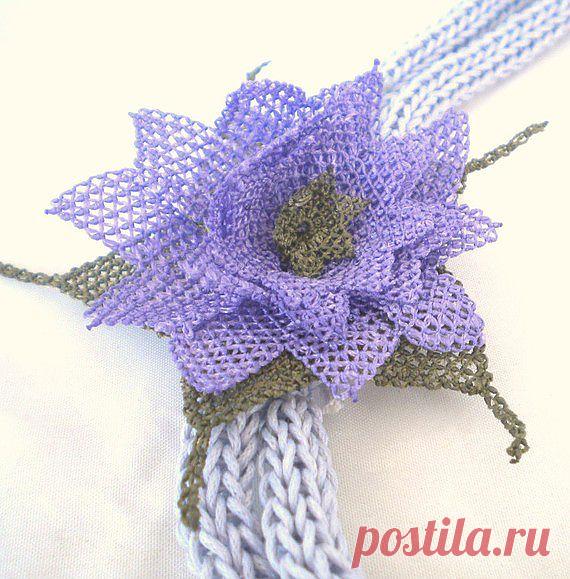 украшения с турецким кружевом оя.