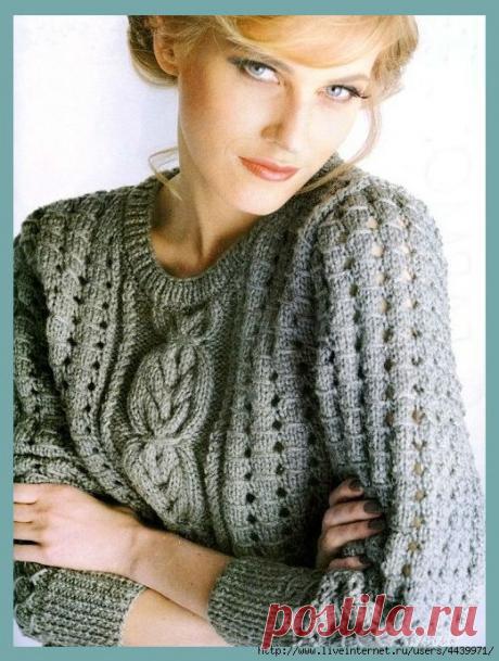 Озорные петельки: Джемпер &quot;Комфорт&quot; женский