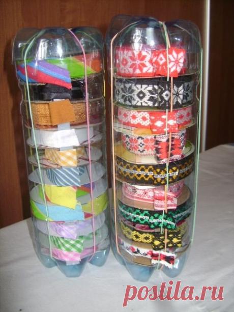 Три идеи использования пластиковых бутылок / Организованное хранение / ВТОРАЯ УЛИЦА - Выкройки, мода и современное рукоделие и DIY