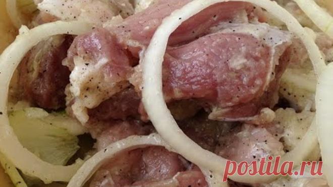 Как Вкусно и Просто Замариновать Мясо для Шашлыка (Шашлык из Свинины Маринад)