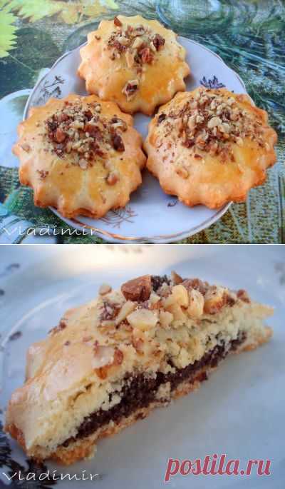 Песочные кольца с начинкой : Выпечка сладкая