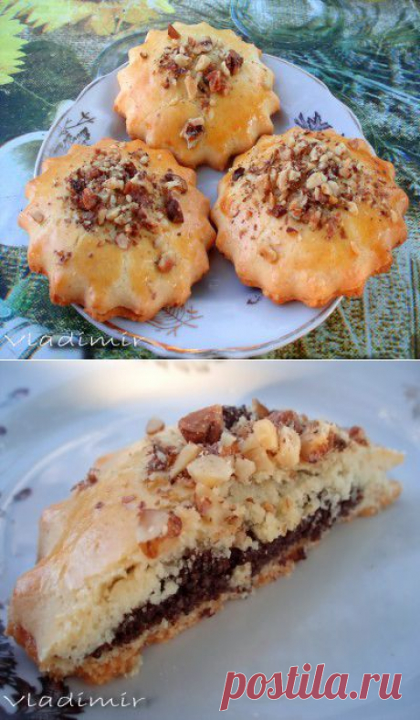 Песочные кольца с начинкой : Выпечка сладкая