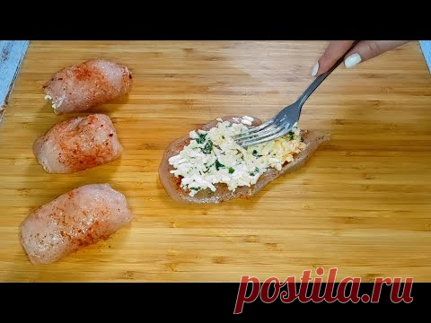 Настолько вкусно, что готовлю почти каждый день! Самый простой и вкусный Рецепт из куриного филе - YouTubeРецепт:
Куриное филе - 2 шт
Соль - 1/2 ч л
Перец - 1/2 ч л
Паприка - 1 ч л
Плавленый сыр - 1 шт (90 гр )
Твердый сыр - 100 г
Майонез - 1 ст.л
Зелень
Чеснок - 1-2 зубчика
Панировочные сухари.
