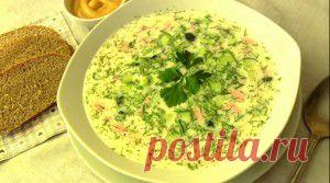 Окрошка на минералке | Вы - шеф-повар!| Вкусные кулинарные рецепты.