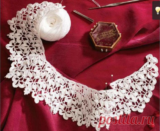 Копия воротника 1857 года. Очень винтажно и очень красиво!
