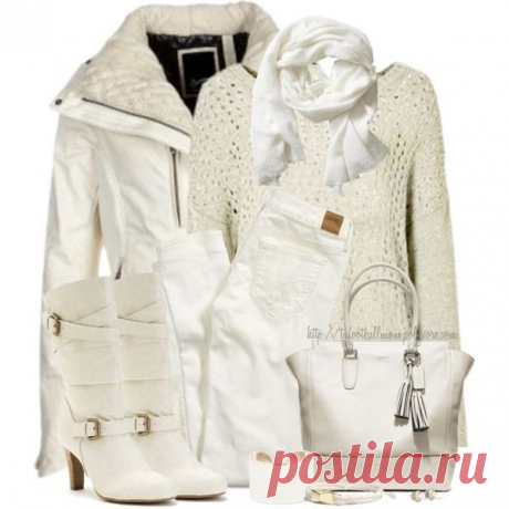 В ожидании снега: 10 белоснежных зимних look`ов » MAKATAKA