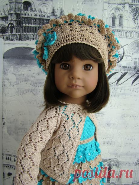 Наряд "Мечты о Париже" для куколки Готц / Одежда для кукол / Шопик. Продать купить куклу / Бэйбики. Куклы фото. Одежда для кукол