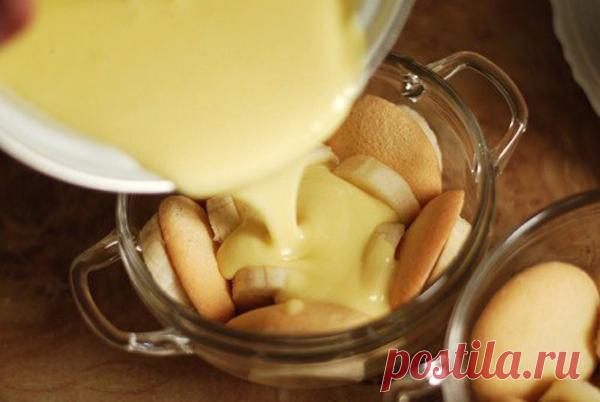 Попробуй сделать этот банановый пудинг. И все будут в восторге от твоих кулинарных способностей!