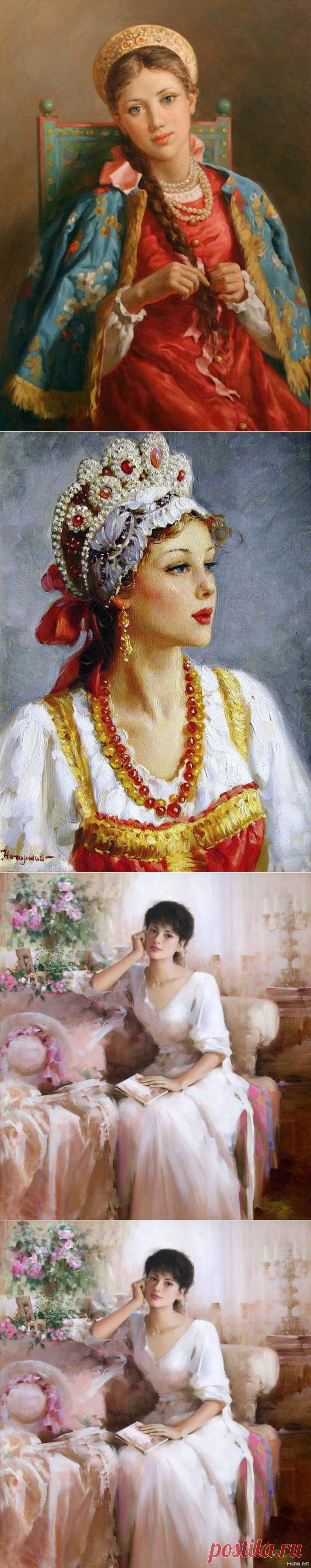 Русские красавицы. Живопись