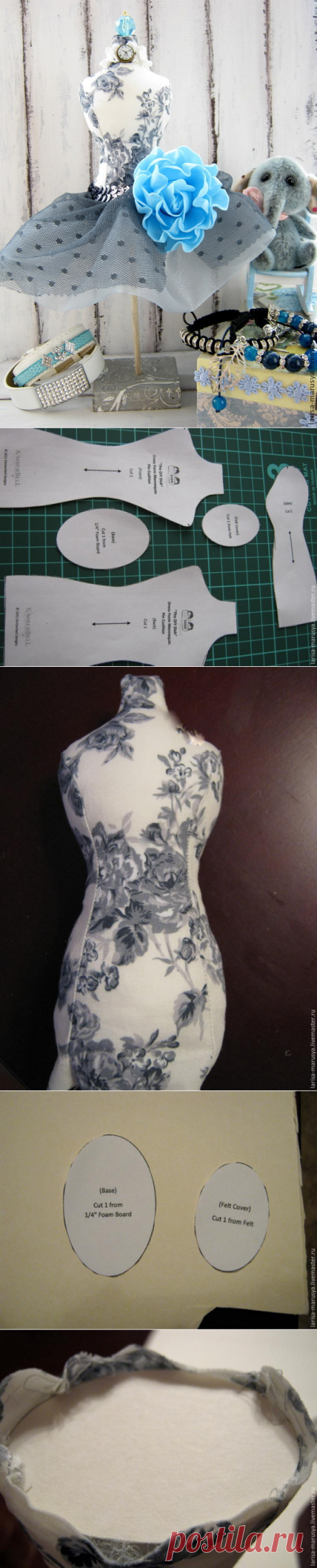 Мини-манекен и тильдочки от Larisa-Marusya