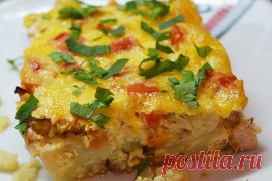 Вкусная запеканка из цветной капусты с мясом (фаршем) — ХОЗЯЮШКА24