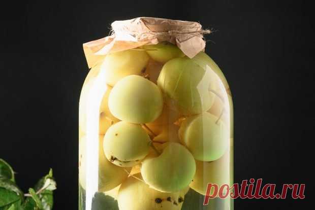 Яблочный компот с гвоздикой на зиму — Домашняя кулинария