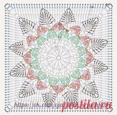 Деликатности в вязание крючком Габриэла: Одеяло причинам