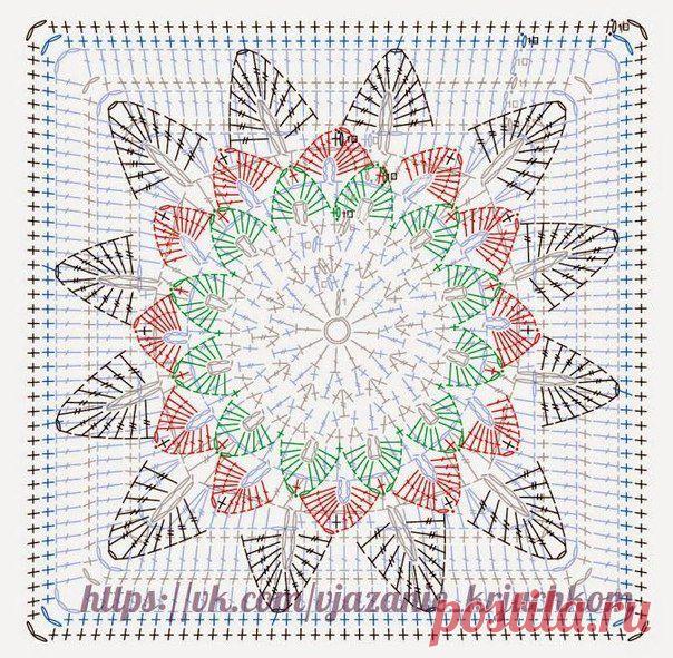 Деликатности в вязание крючком Габриэла: Одеяло причинам