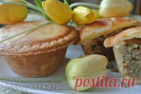 Мини-пироги с печенью, рисом и овощами (в пай-мейкере Тристар) - Хлебопечка.ру