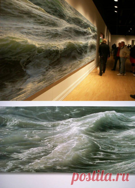 Невероятная иллюзия моря. Художник Ran Ortner. » Наслаждение творчеством