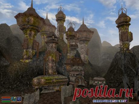 Бтуанд (Bthuand).
Двемерские руины, расположенные в северном Эшленде, к западу от даэдрического святилища Зергонипал и рядом с родовой гробницей Индаренов. Руины охраняются двемерскими механизмами и призраками бывших хозяев, а кроме того в них ползают полчища скрибов. В том отсеке, где на полу лежит тело Мертвого Авантюриста, в одной из стен чернеет пролом, откуда скрибы, похоже, и проникли внутрь.