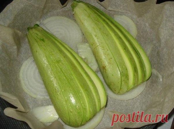 Прекрасный легкий ужин - Кабачковый веер. Даже дети в восторге!