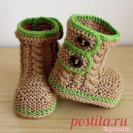 Вязаные спицами сапожки - Мой любимый бохо стиль (и не только он) - Страна Мам