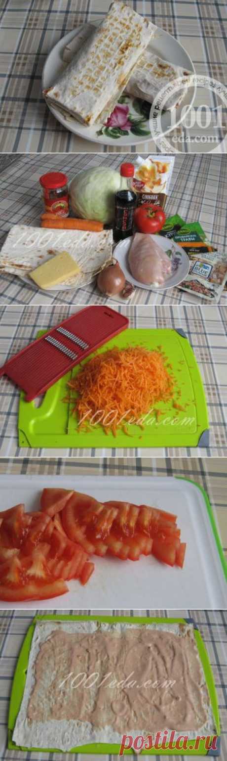 Как приготовить шаурму с курицей - Быстрый обед и ужин