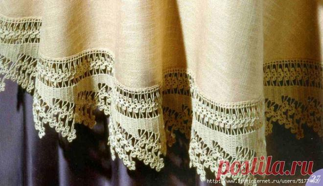 Кайма крючком.Великолепно..