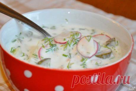 Окрошка с курицей - рецепты приготовления / Простые рецепты