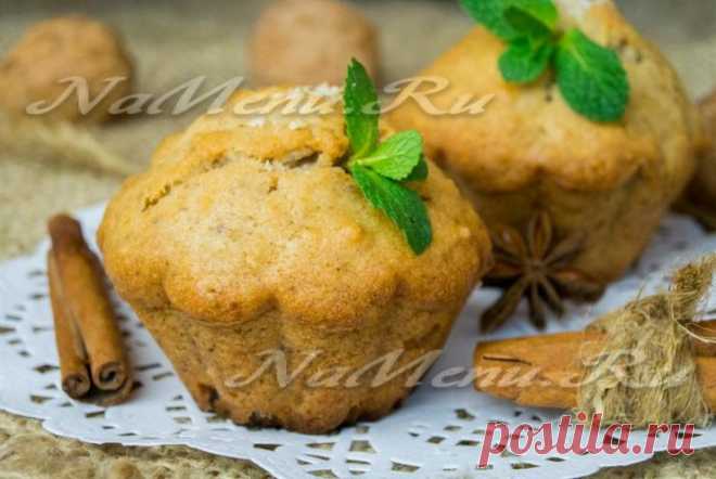 Маффины с орехами: рецепт с фото