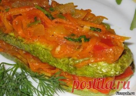 Языки из кабачков.