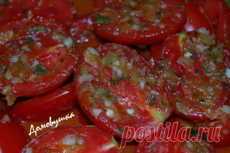 Быстрые и вкусные помидоры по-корейски