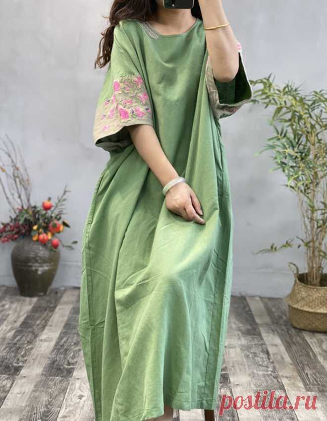 Linen long robe Oversized dress linen Kaftan summer Maxi | Etsy