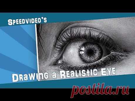 Drawing a Realistic Eye - YouTube