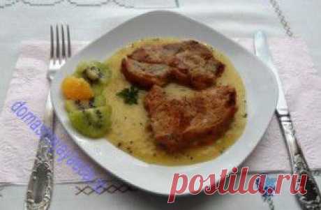 НЕОБЫКНОВЕННО ВКУСНАЯ И НЕЖНАЯ СВИНИНА В СОУСЕ КИВИ. СОВЕТУЮ ПРИГОТОВИТЬ !
