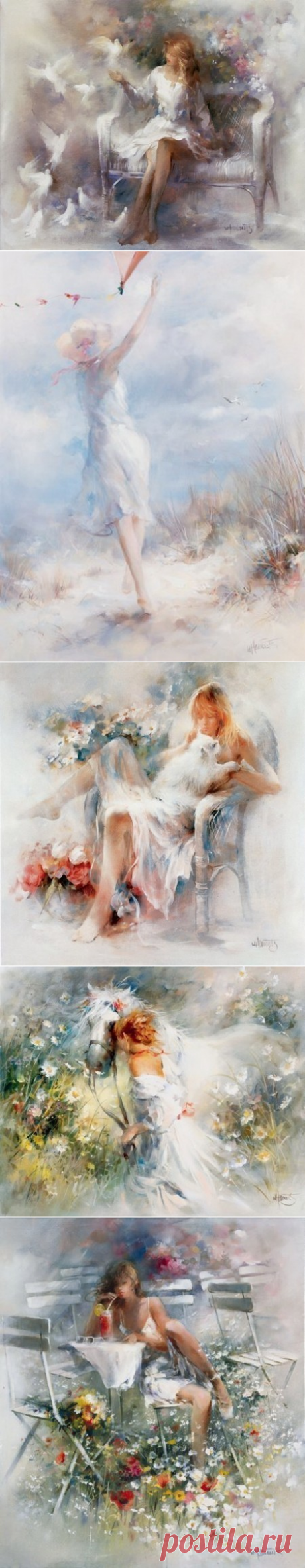 (+2) Воздушные акварели Willem Haenraets