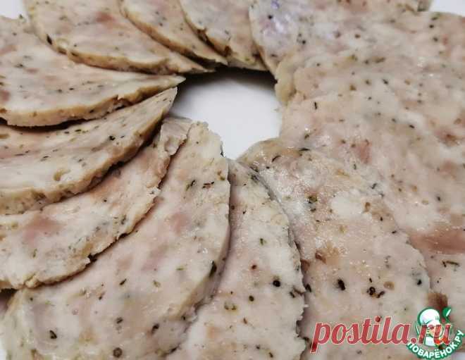 Куриная колбаса с прованскими травами – кулинарный рецепт