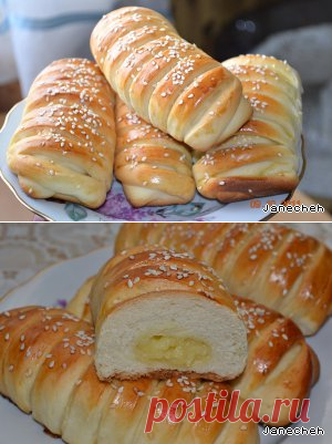 Булочки с заварным кремом - кулинарный рецепт